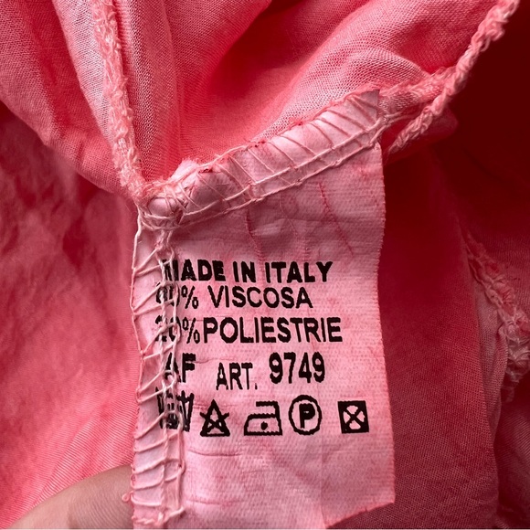 Gigi Moda Coral Pink Layered Cardigan - Picture 7 of 7